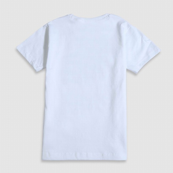 CAVIO Boys Printed Pure Cotton Single-Breasted Blazer With Crew-Neck T-Shirt