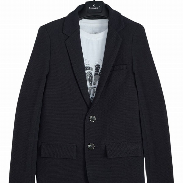 CHARCHIT Boys Solid Party Blazers and T-Shirt