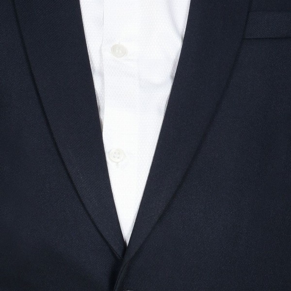 SG YUVRAJ Boys Navy Blue Solid Single Breasted Party Blazers