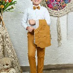 BT DEZINES Boys 3-Pcs Double-Breasted Party Suit