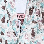 CAVIO Boys Printed Pure Cotton Single-Breasted Blazer With Crew-Neck T-Shirt