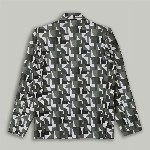 CAVIO Boys Printed Pure Cotton Single Breasted Blazer With T-Shirt