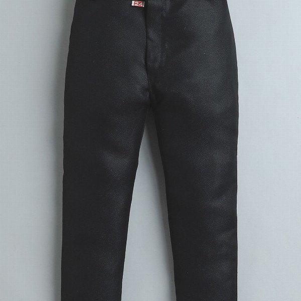 BAESD Boys Self Design Single-Breasted Mandarin Collar Double Vent 2-Piece Suit