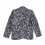 CAVIO Boys Geometric Pure Cotton Cambric Blazer With T-shirt