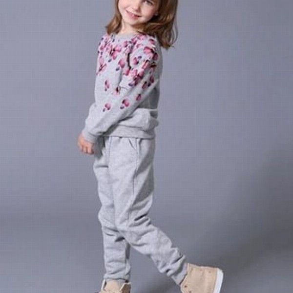 Pink Angel Unisex Kids Printed Pure Cotton Sweatshirt and Joggers