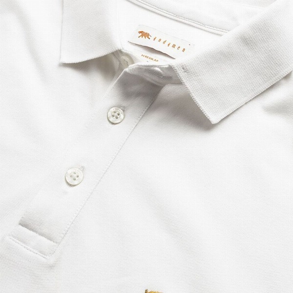 Andamen Men Solid Polo Collar Cotton T-Shirt