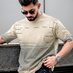 Maniac Striped Round Neck T-shirt