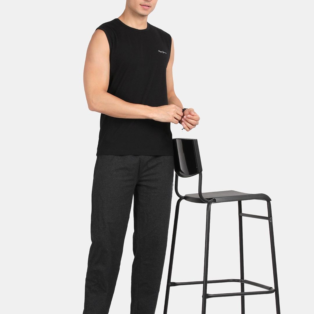 Pepe Jeans Cotton Sleeveless Lounge T-shirt