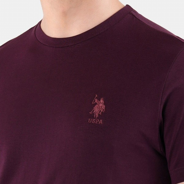 U.S. Polo Assn. Embroidered Logo Pure Cotton Lounge T-shirts