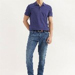 United Colors of Benetton Men Solid Polo Collar Regular Fit Cotton T-shirt