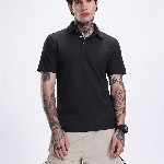 Kook N Keech Solid Pure Cotton Polo Collar T-shirt