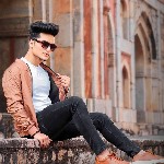 HM Men White Solid Cotton Pure Cotton T-shirt Regular Fit