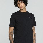 Puma Men Small Logo Brand Logo Embroidered Pure Cotton Short Sleeve T-Shirt