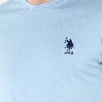 U.S. Polo Assn. Men Embroidered Logo Pure Cotton Lightweight Lounge T-shirt