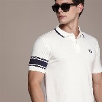 French Connection Men Polo Collar Pure Cotton T-shirt