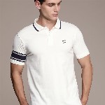 French Connection Men Polo Collar Pure Cotton T-shirt