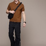 Moda Rapido Men Polo Collar T-shirt