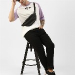 Maniac Raglan Sleeves Typography Printed Oversized T-shirt