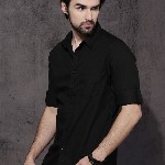 Roadster Men Black Pure Cotton Casual Shirt