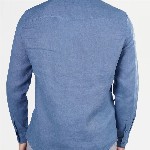 Celio Men Classic Fit Spread Collar Solid Pure Linen Casual Shirt