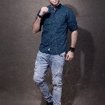 Roadster Men Blue Printed Casual Shirt