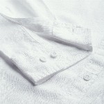 Roadster Men White Cotton Linen Casual Shirt With Roll-Up Sleeves
