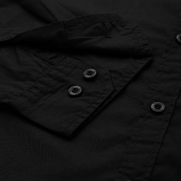 Roadster Men Black Pure Cotton Casual Shirt