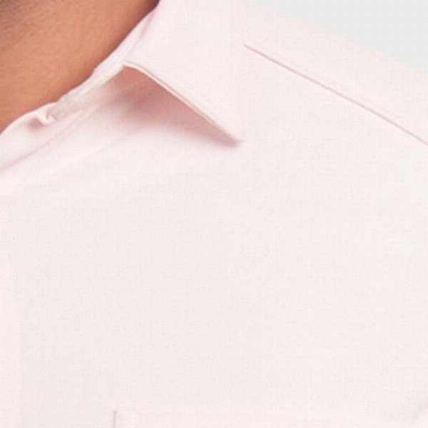 Harfun Men Spread Collar Solid Casual Shirt