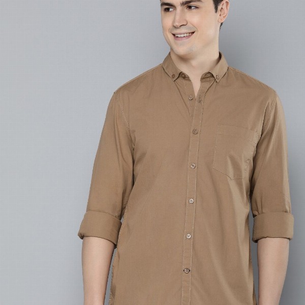 Mast & Harbour Men Standard Opaque Casual Pure Cotton Shirt