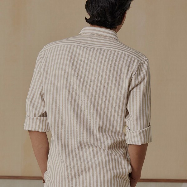 Andamen Men Premium Dobby Full Sleeve Shirt