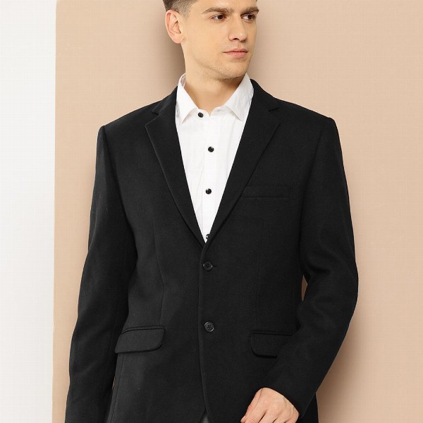 INVICTUS Slim Fit Single-Breasted Blazer