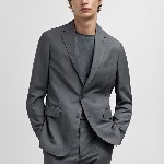 MANGO MAN Single-Breasted Slim Fit Suit Blazer