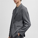 MANGO MAN Single-Breasted Slim Fit Suit Blazer