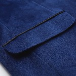 INVICTUS Slim Fit Velvet Single-Breasted Blazers