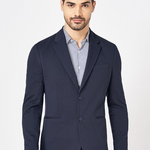 BYFORD by Pantaloons Slim-Fit Single-Breasted Formal Blazer