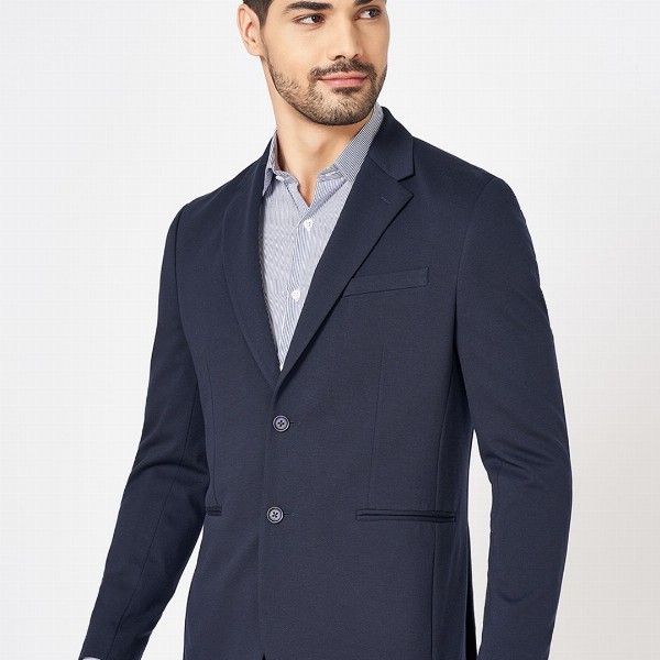 BYFORD by Pantaloons Slim-Fit Single-Breasted Formal Blazer