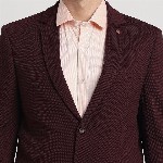 Turtle Self-Design Single-Breasted Casual Blazer