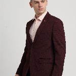 Turtle Self-Design Single-Breasted Casual Blazer