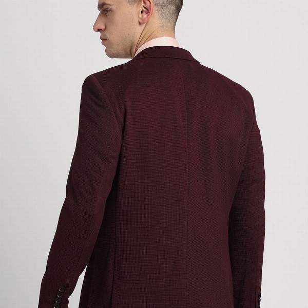 Turtle Self-Design Single-Breasted Casual Blazer