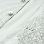 INVICTUS Geometric Woven Design Slim Fit Smart Casual Blazer