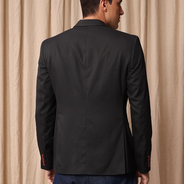 Mr Bowerbird Tailored Fit Double Breasted Casual Blazer