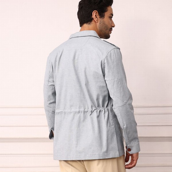 Mr Bowerbird Redloop Power Blazers Single-Breasted Tailored Fit Blazer with Shoulder Tabs